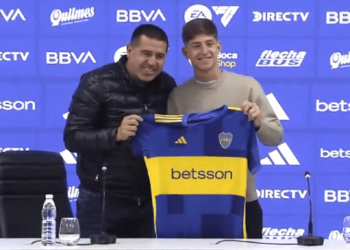 Tomás Belmonte fue presentado como nuevo jugador de Boca