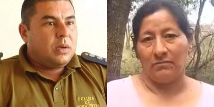 Laudelina acusó al comisario Maciel de sacarles fotos a alumnos de la escuela de Loan