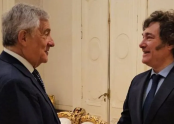 Javier Milei recibió al canciller de Italia en la Casa Rosada