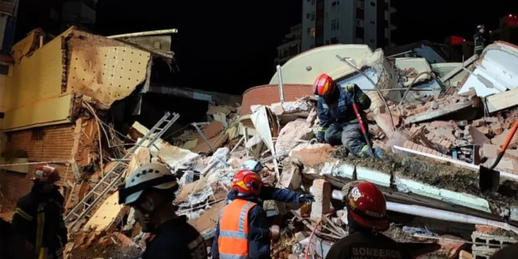 Un muerto por el derrumbe de un edificio en Villa Gesell