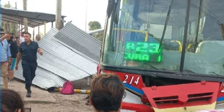 Tragedia en Moreno: un colectivo fuera de control mató a una mujer e hirió a otras tres personas