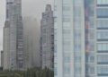 Se incendió un edificio en Puerto Madero