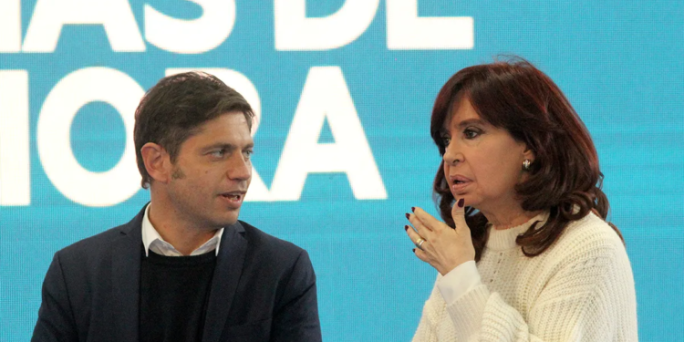 Kicillof contra el bloque kirchnerista