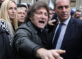 El despliegue de Milei en apoyo a Adorni: tensión con la izquierda y reacciones ante la prensa